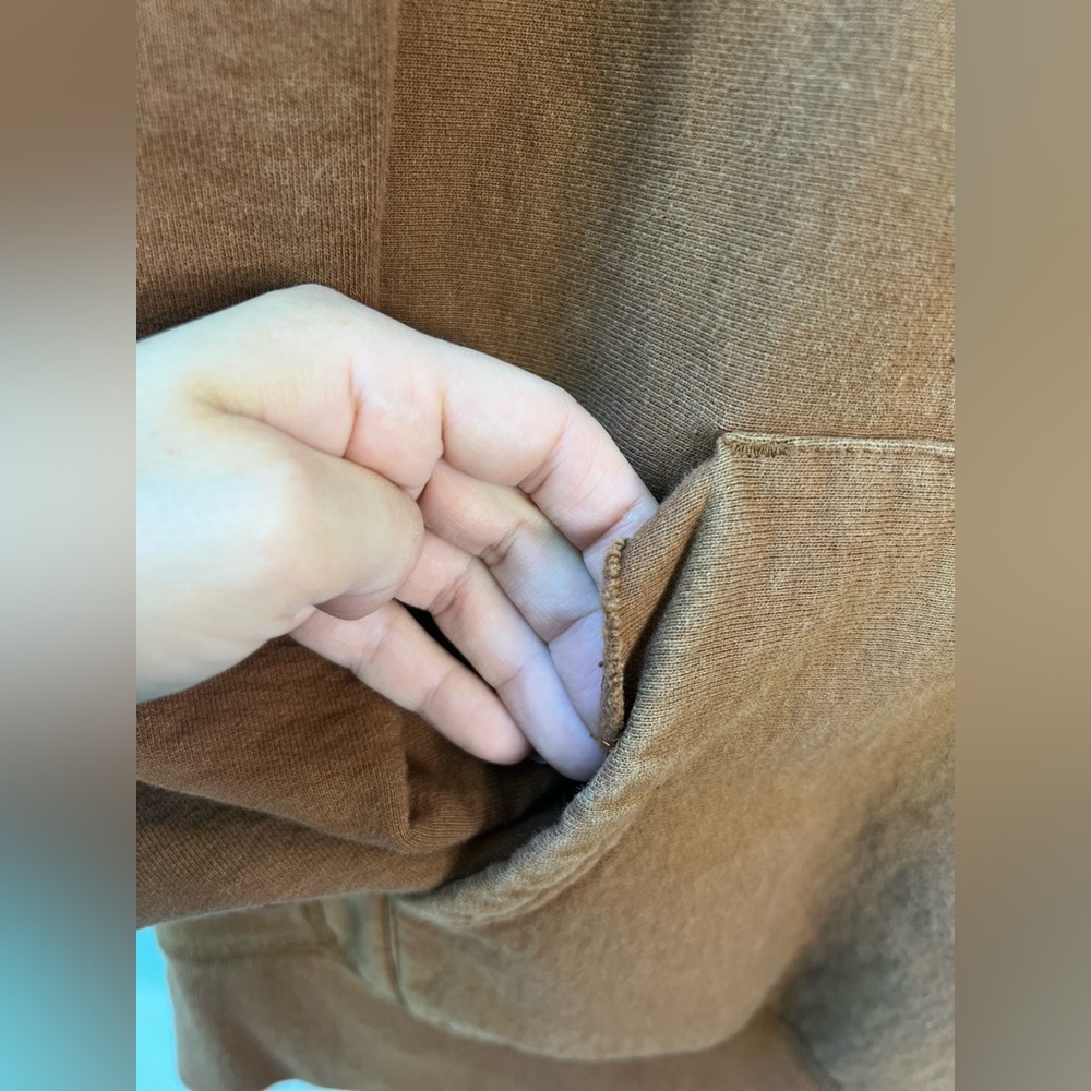 Supreme Rust Teal box logo Hoodie - Picture 4 of 6